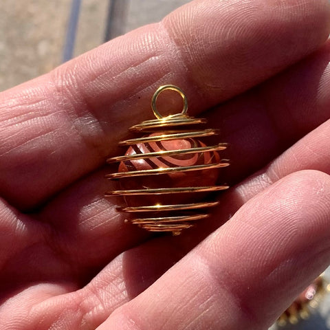 red jasper pendant