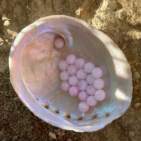 Perles de quartz rose