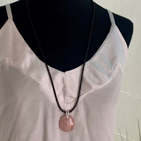 Rose quartz is connected to the heart chakra