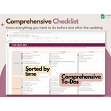 wedding checklist of to dos to track and plan your wedding planning tasks