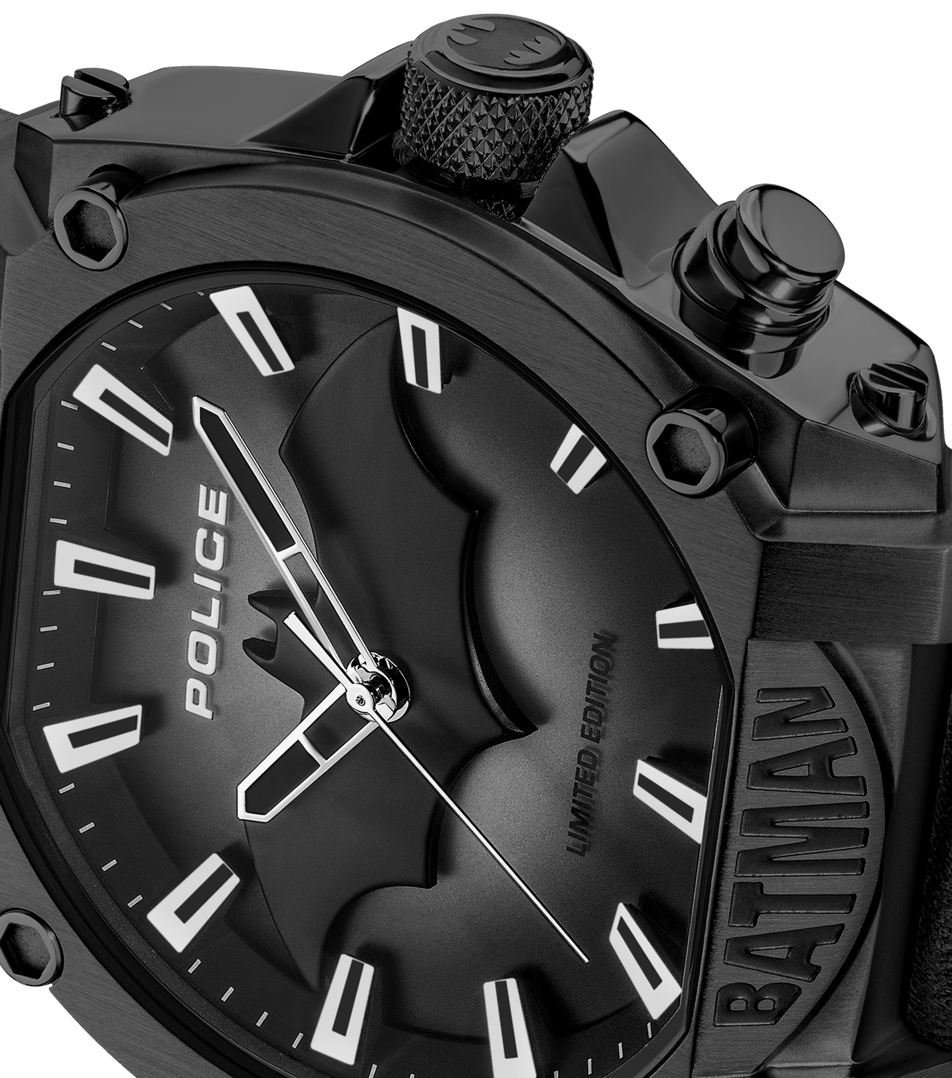 Police watches - Forever Batman Watch Police For Men Black, Black