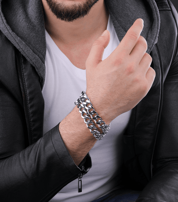 Police jewels - Signature Bracelet Police By For Men PEAGB0001706 Link