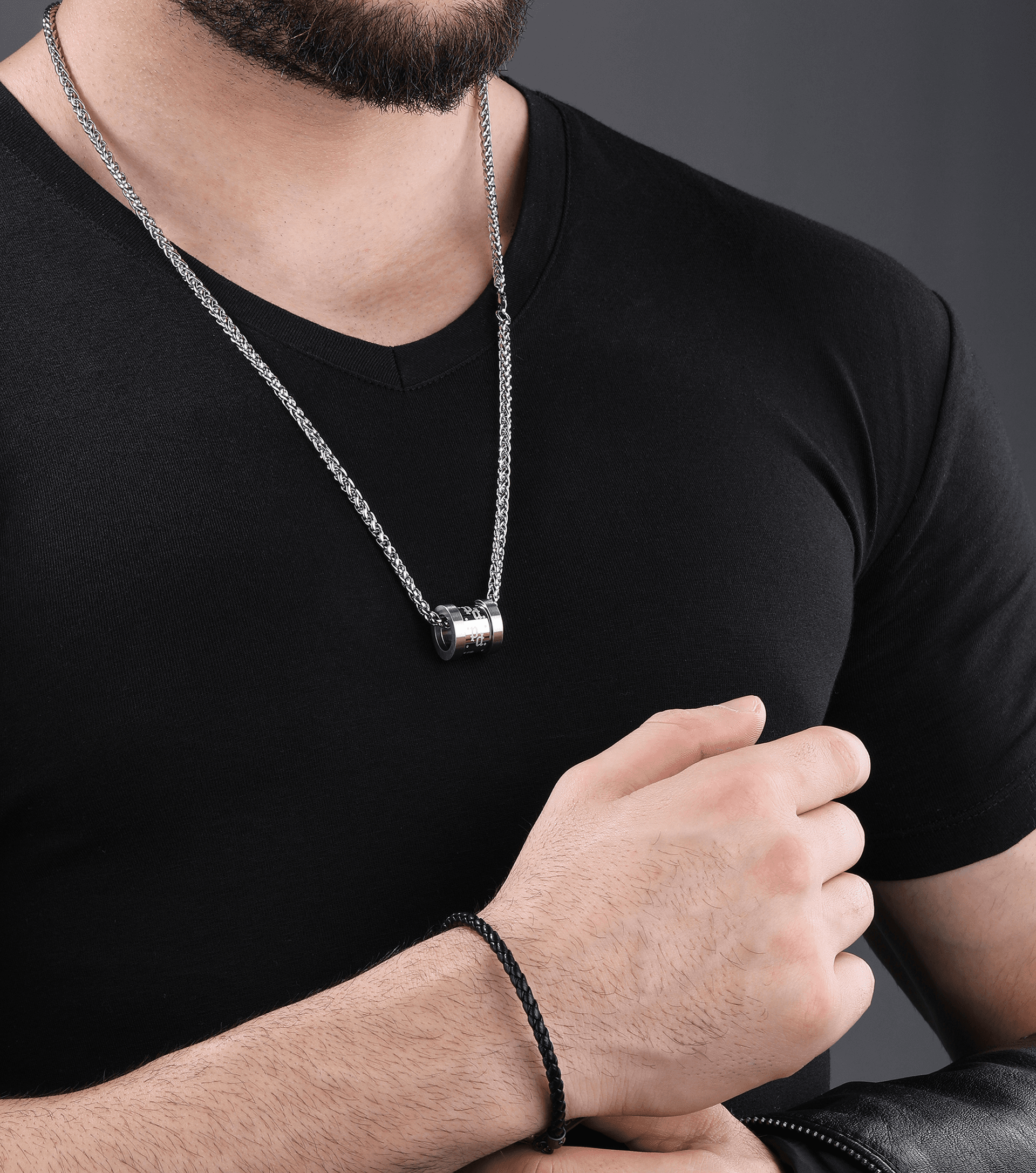 Police jewels - Chained Necklace By Police For Men PEAGN0002102