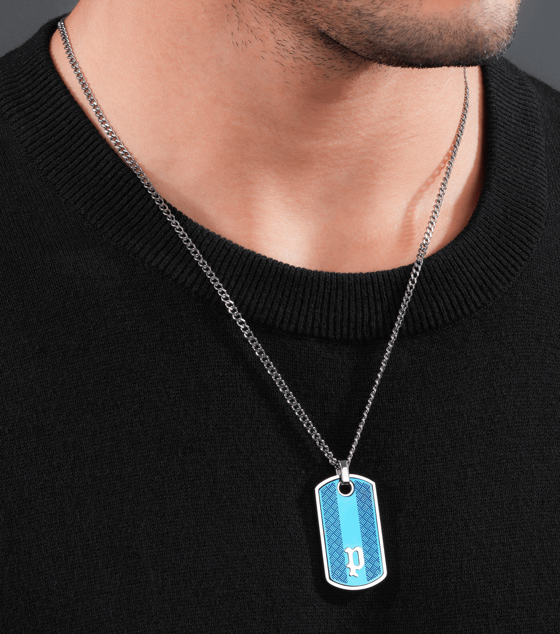 Collier en métal insigne police doré adulte : Deguise-toi, achat