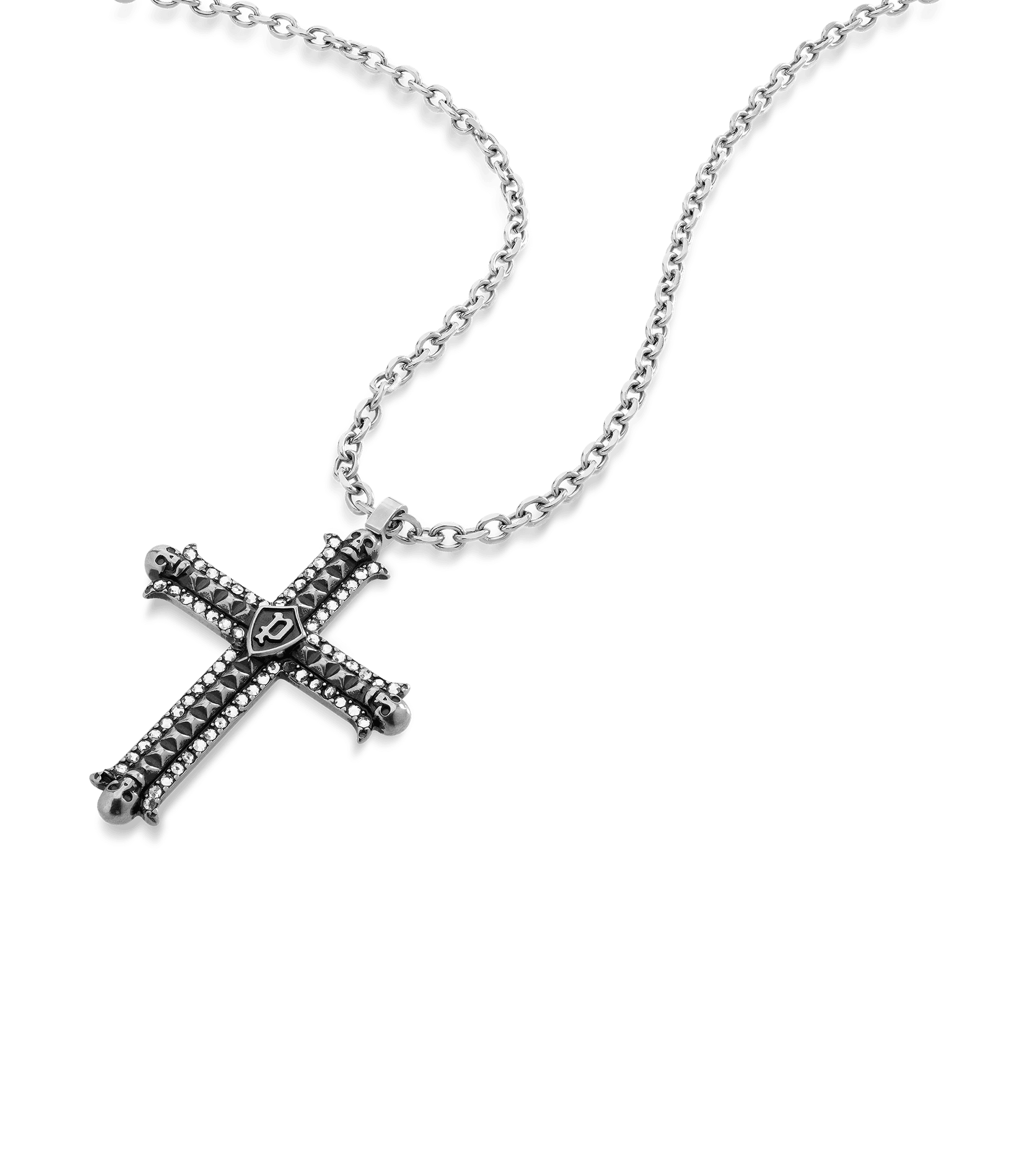 Police jewels - Crossed Out Necklace Police For Men PEAGN2211301