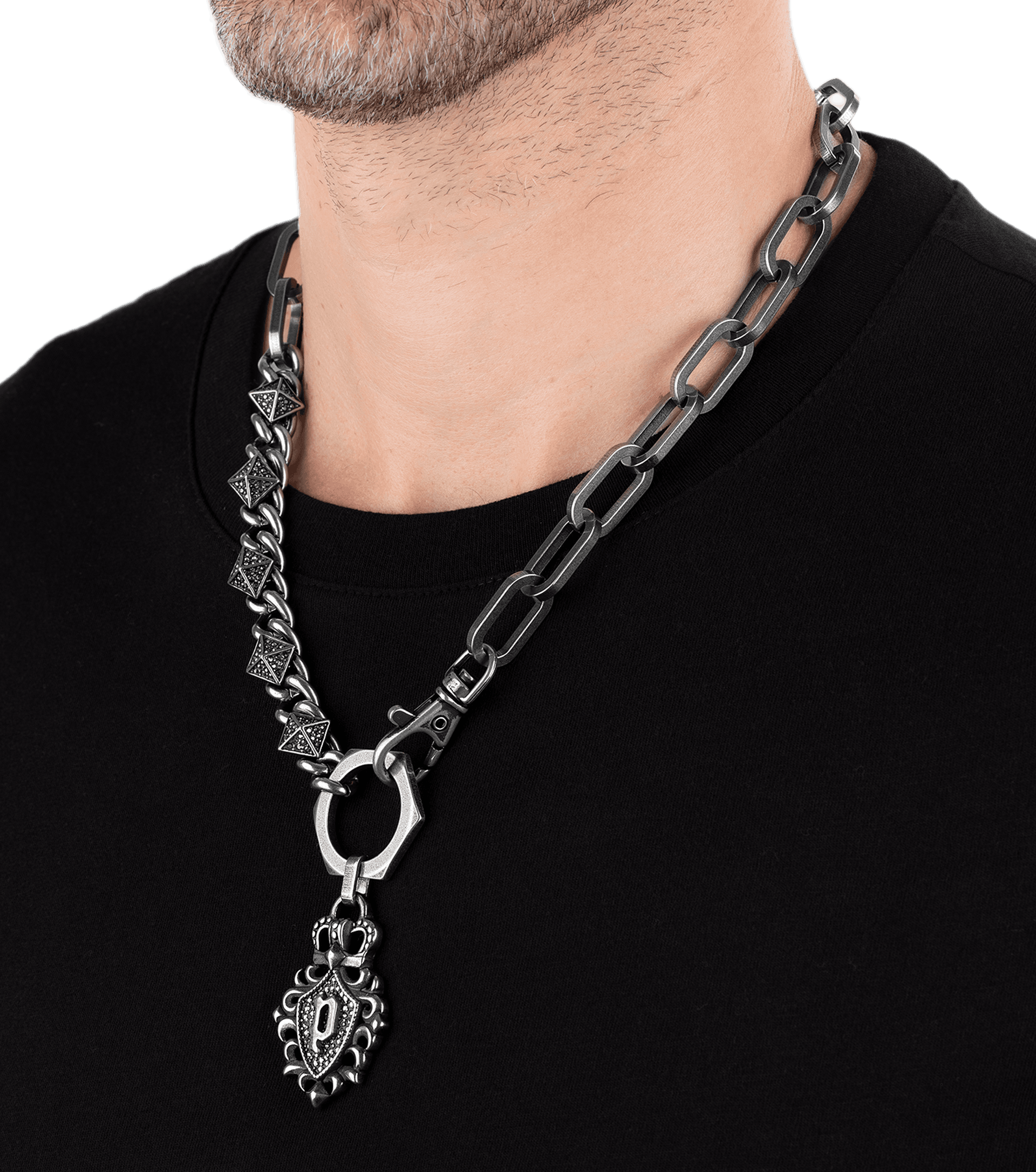 Herren Police jewels Halskette von PEAGN0001901 für Rondelle - Police