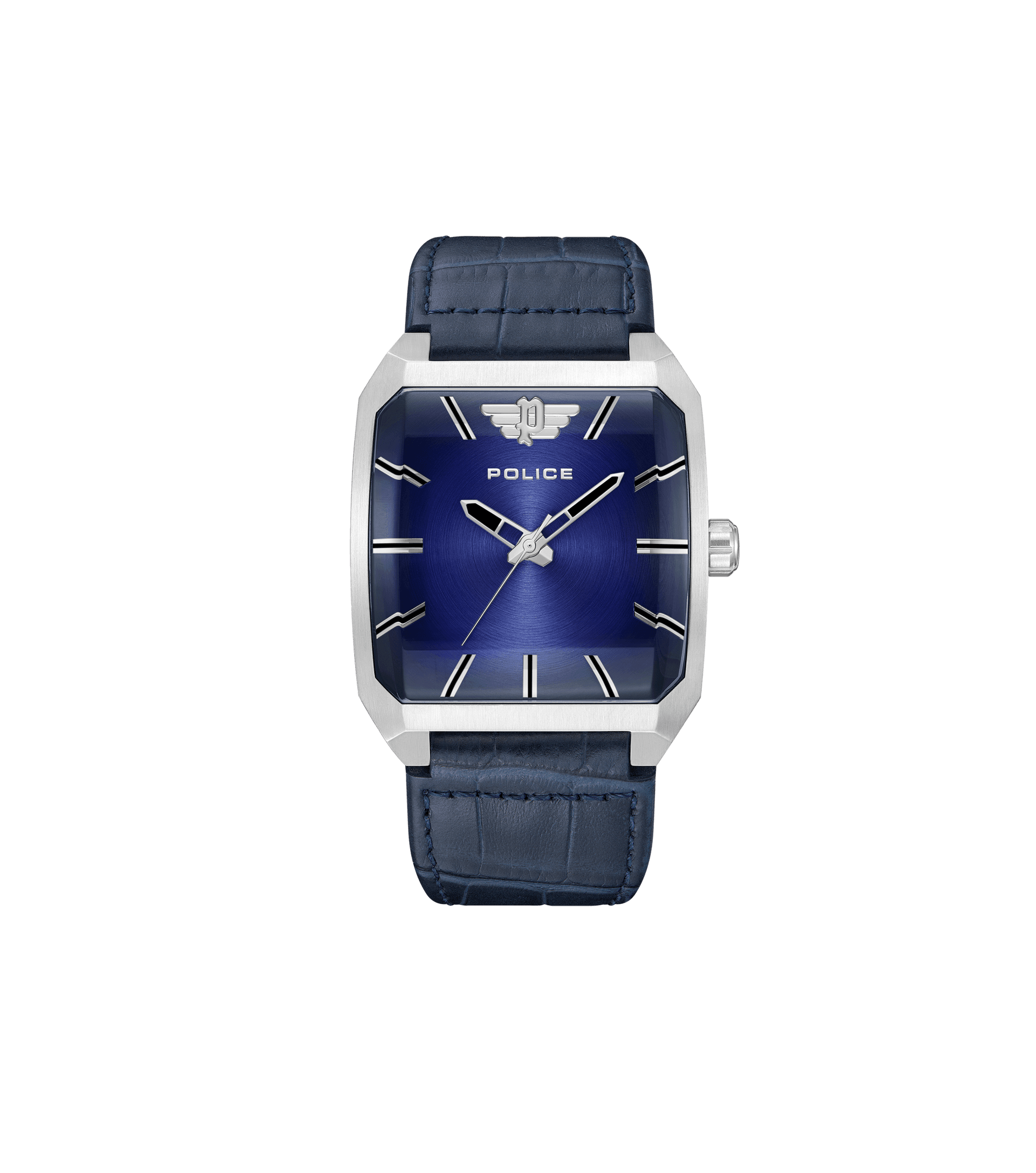 Blue, - Police Men Police For Watch Omaio Silver watches