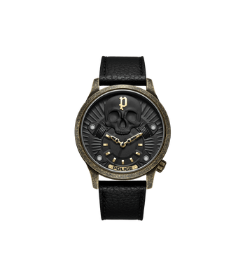 Jet Black, Men - Watch watches By For Police Gold Police