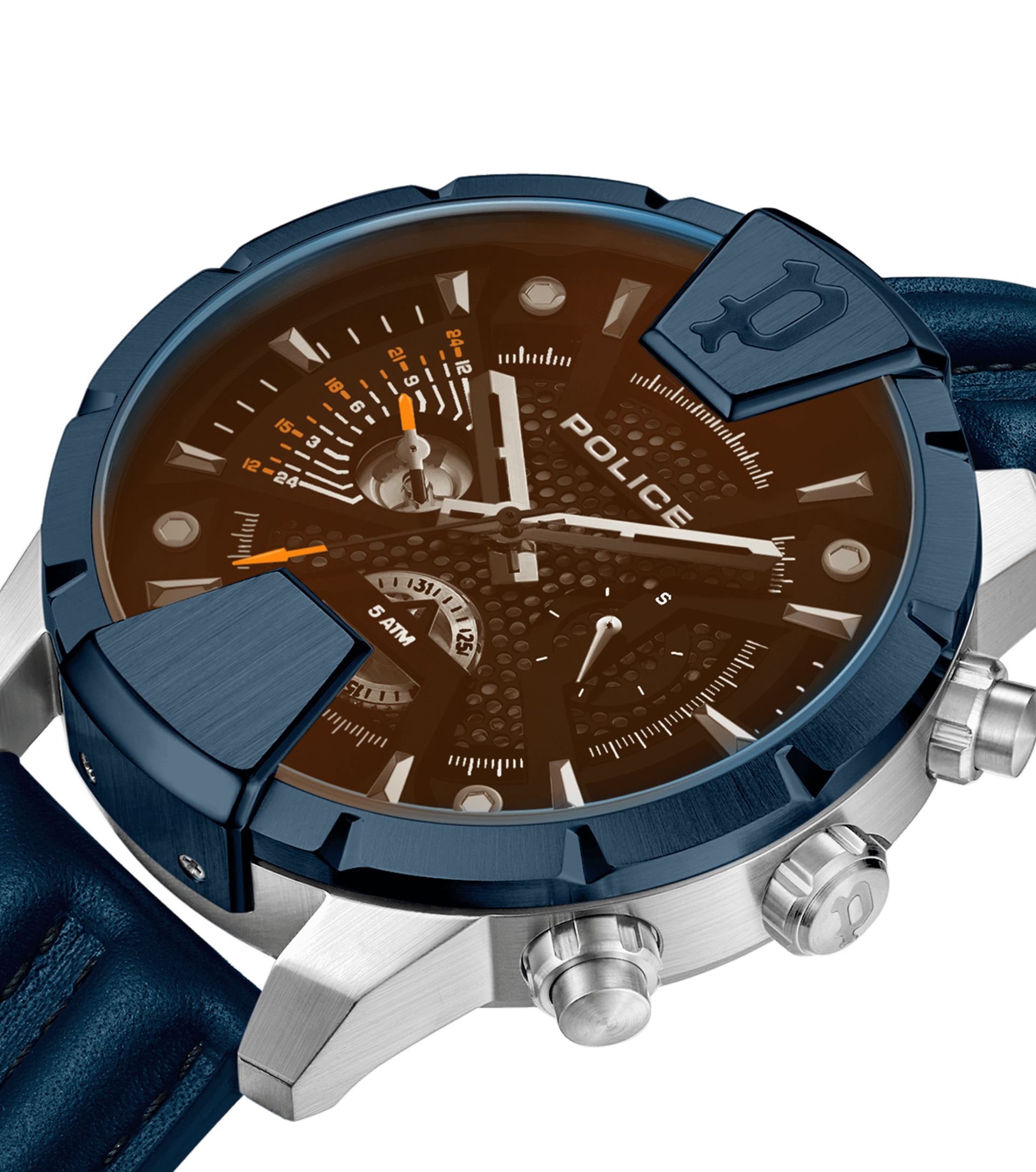 Police watches - Huntley Watch Blue, Grey Men Police For By