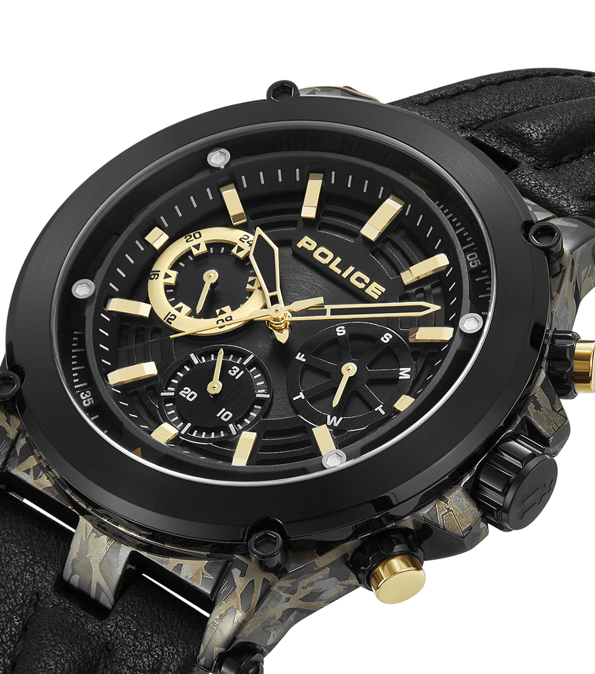 watches Men Black, Police Police - Taman Black For By Watch