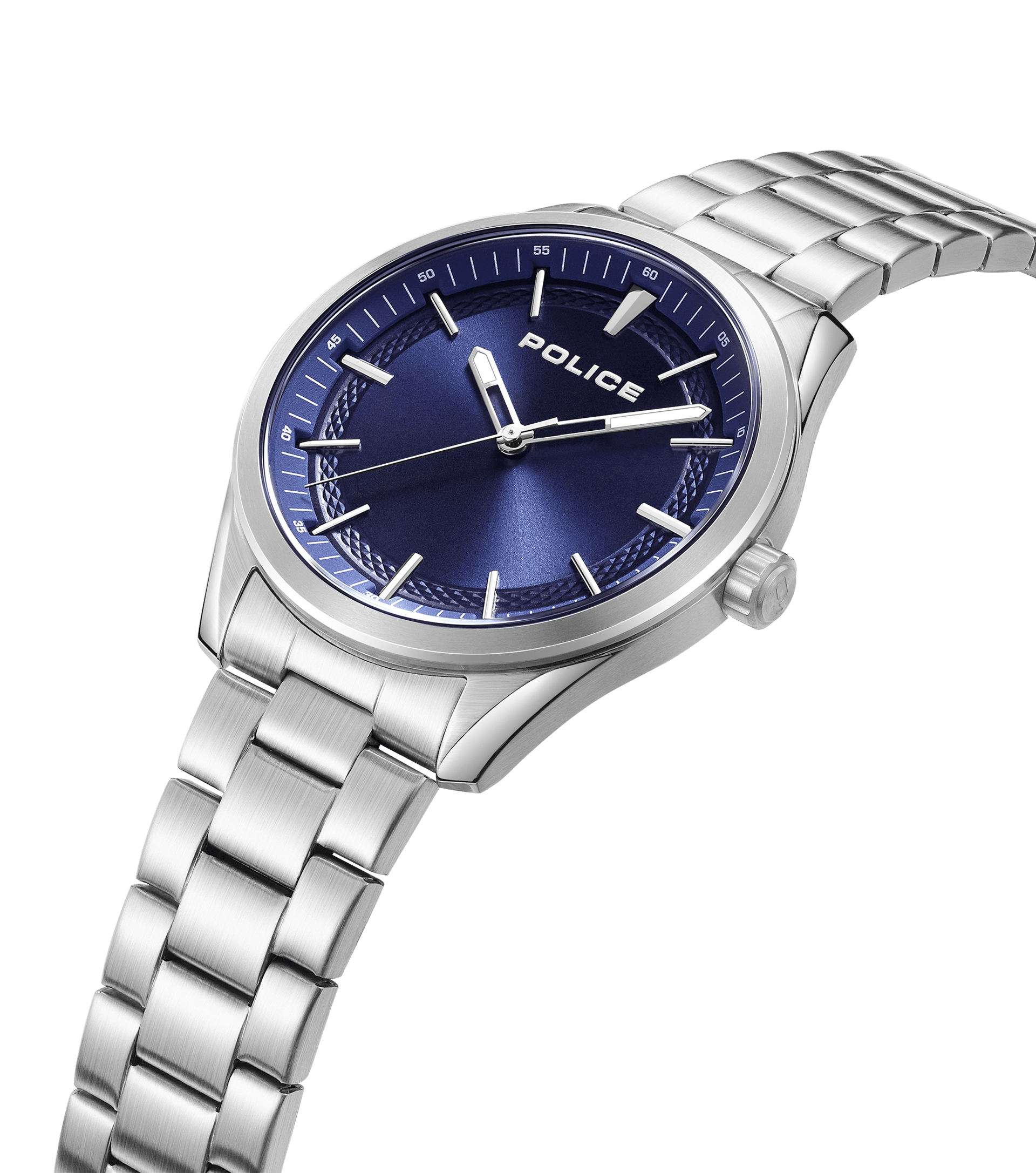 Police watches - Grille Watch Men Blue For Silver, Police By