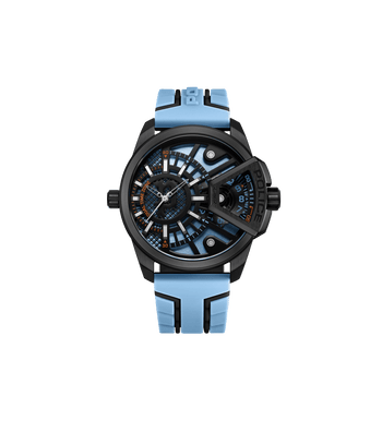 Men Watch Police Black Blue, - For Underlined Police watches
