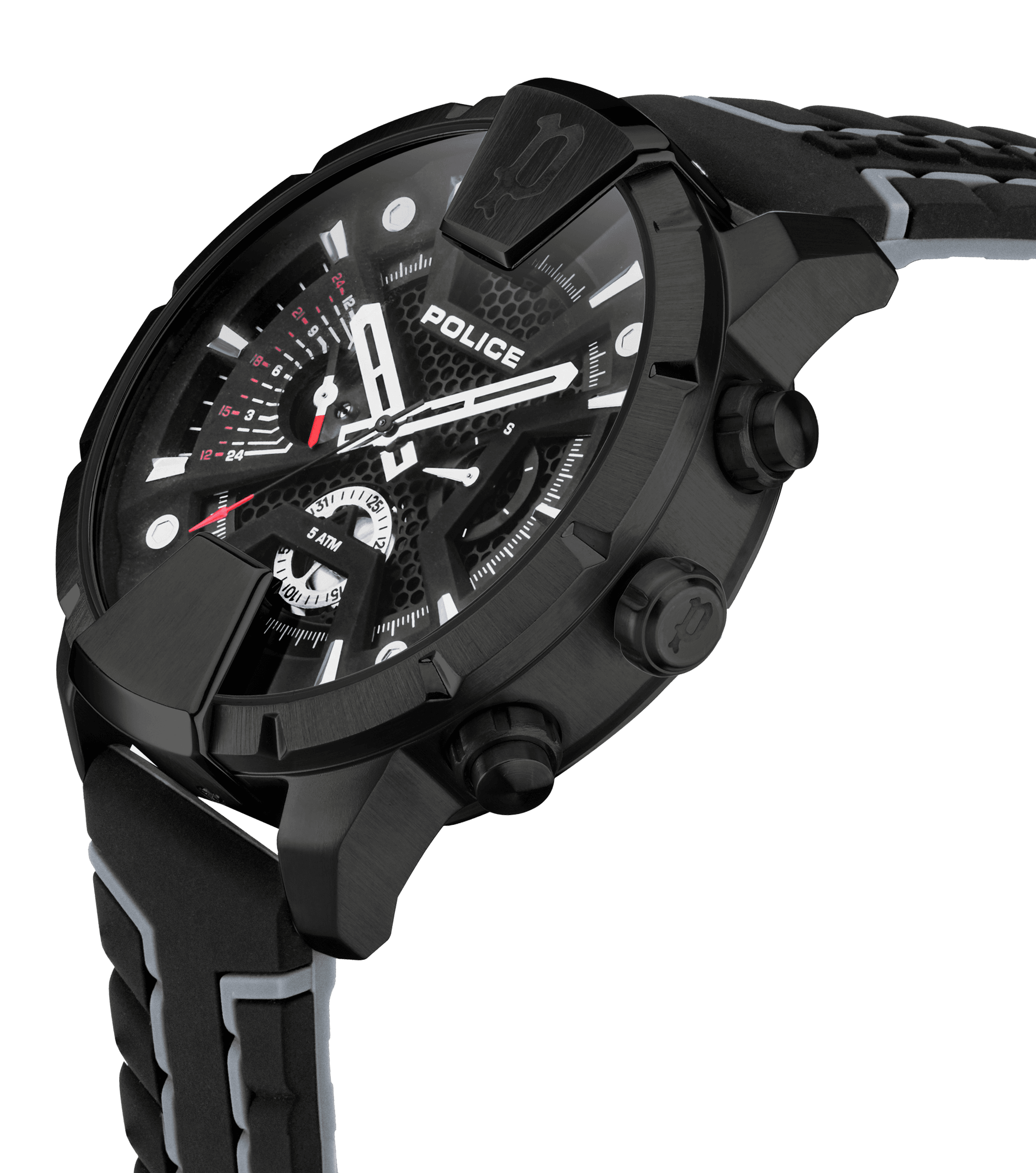 Police watches - Huntley Watch Police For Men Black, Black