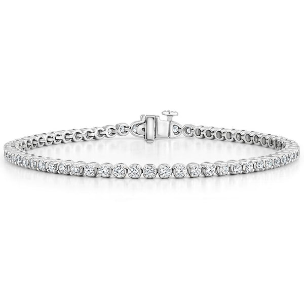 gia certified diamond tennis bracelet