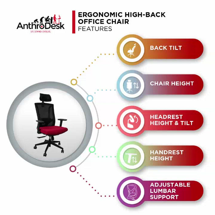 anthrodesk ergonomic office chair