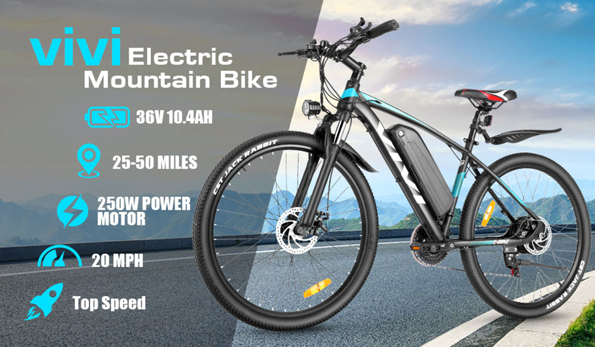 VIVI H7 27.5 Inch 250W European Electric Mountain Bike Off-road Bicycle