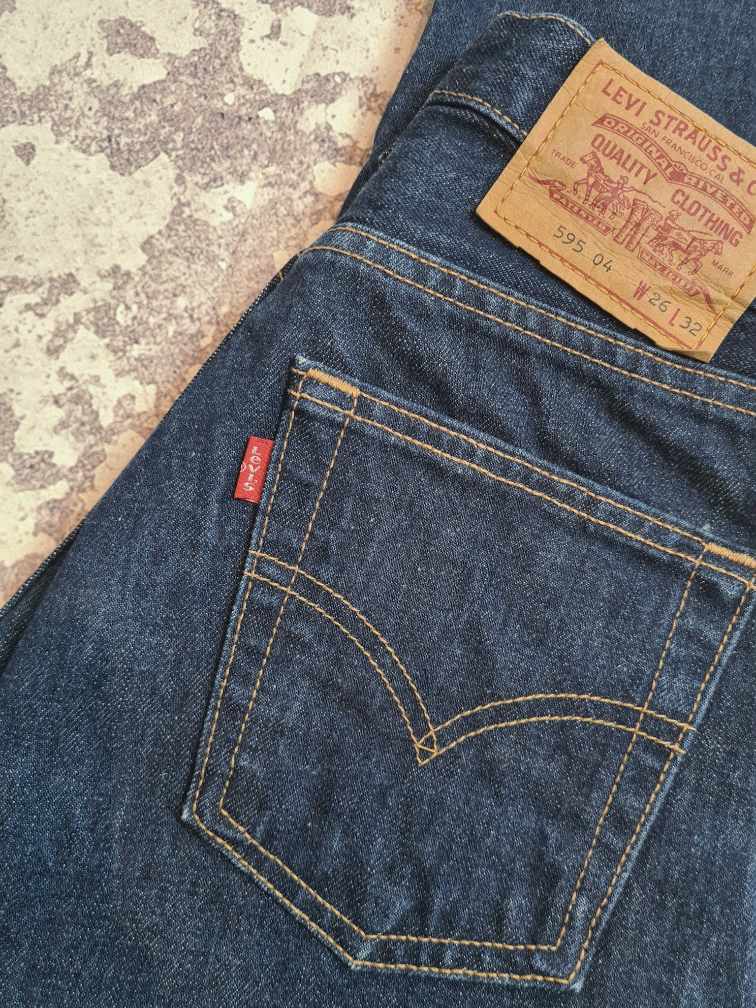 Vintage 1990s Levi's 595 Jeans W24 – Funky Cat