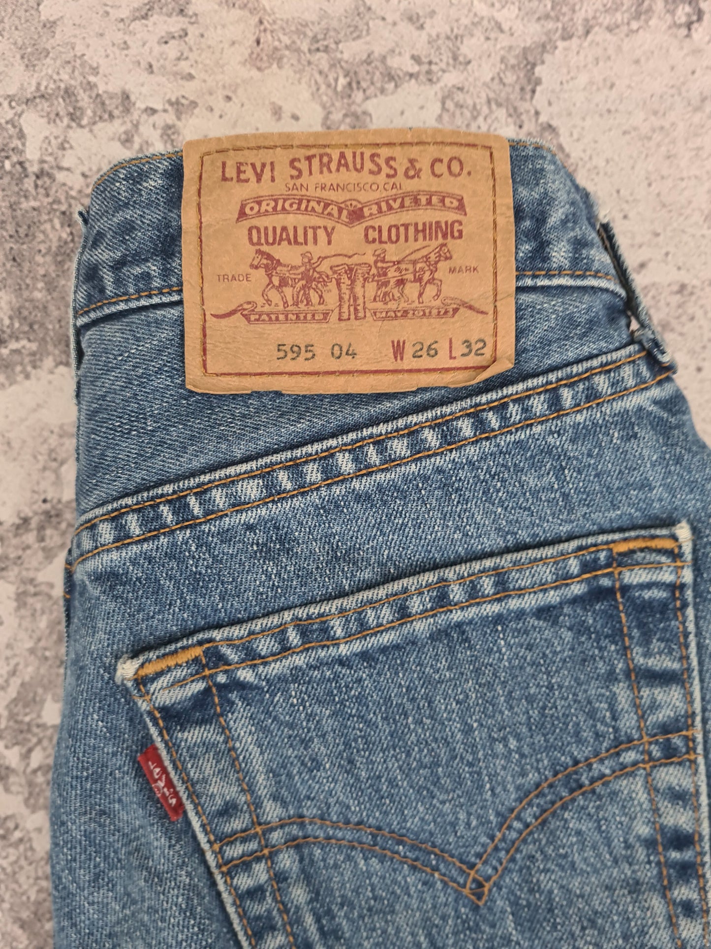 Vintage 1990s Levi's 595 Jeans W24 – Funky Cat