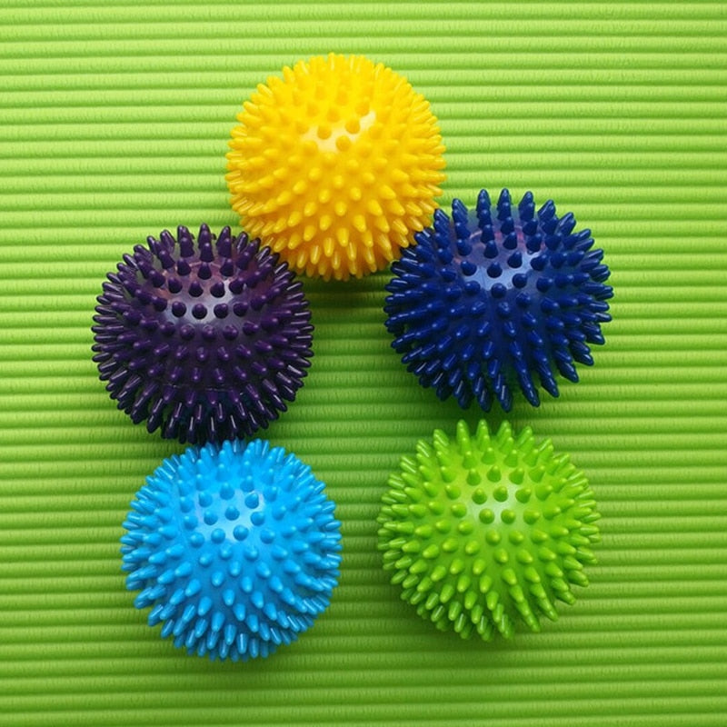 PeNeede 6pcs 7cm Spiky Massage Ball Spike Sensory Fidget Toy Kids Autism Toy Stress Relief