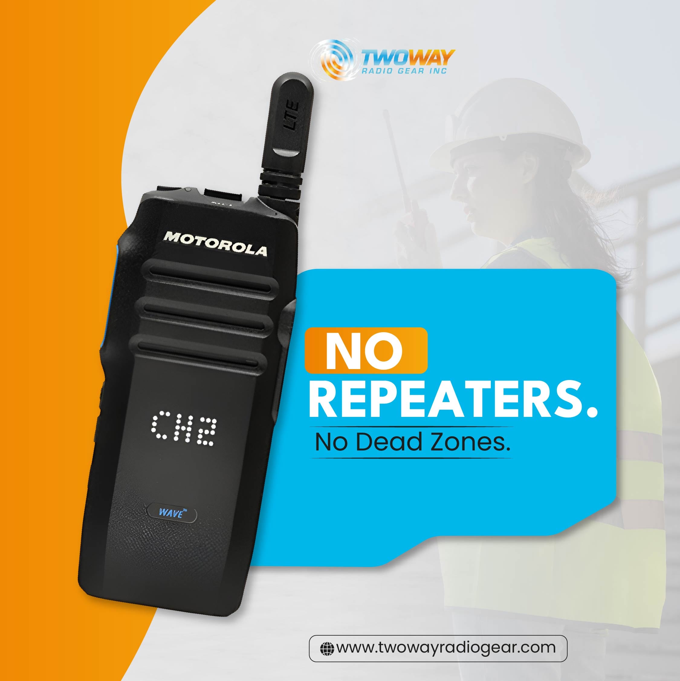 A logistics team using TLK110 radios to coordinate shipments across multiple states