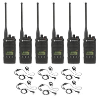 Motorola RDU4160D 6 pack with headsets