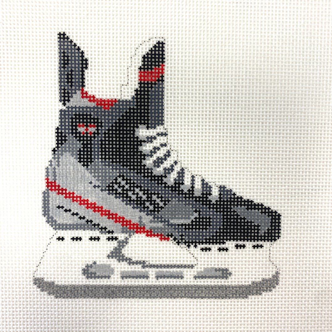 Hockey Skate Needlepoint Canvas