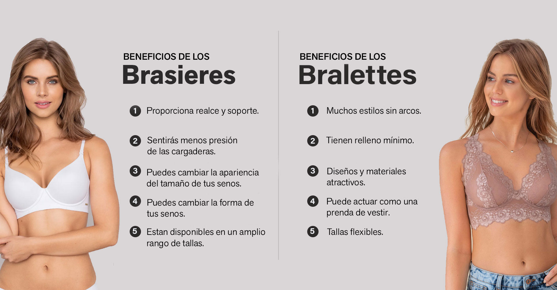vs. Brasier: ¿cuál diferencia? | Leonisa Colombia
