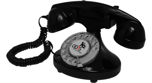 Opis 60s Mobile: Telephone Vintage Fixe Gsm 2g Rétro Avec Cadran Rotatif à  Prix Carrefour