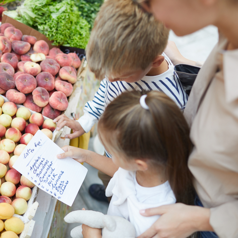 dicas para ir às compras com crianças