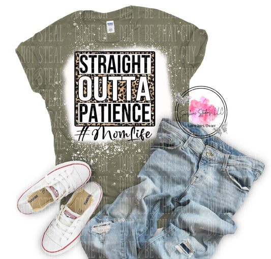 Straight Outta Patience #MomLife Tumbler