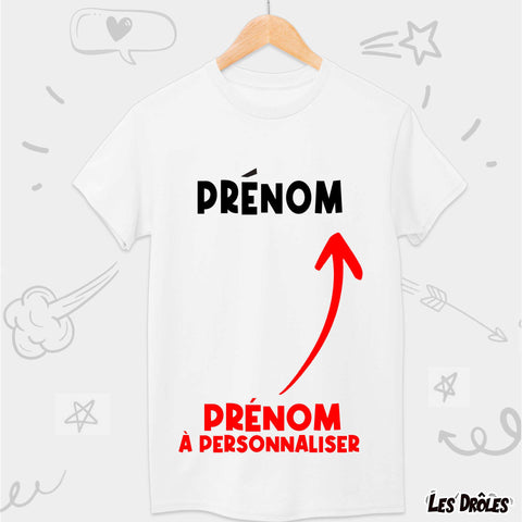 tee shirt enfant personnalisable avec prénom