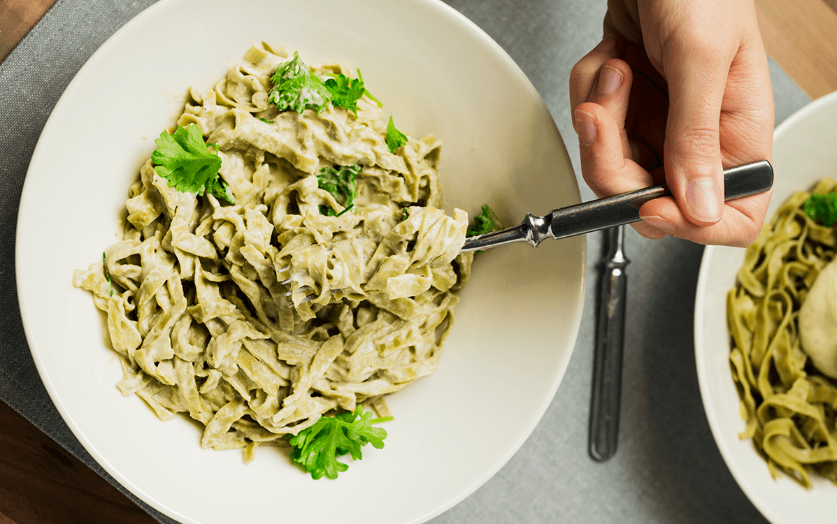 Fettuccine Alfredo eli pasta Alfredo – terveellinen versio – Minska