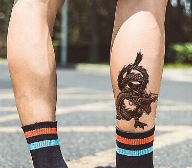 30 Dragon Leg Tattoo Designs For Men  Masculine Ink Ideas