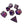 Load image into Gallery viewer, Pink Demon Eye Polyhedral Dice Set
