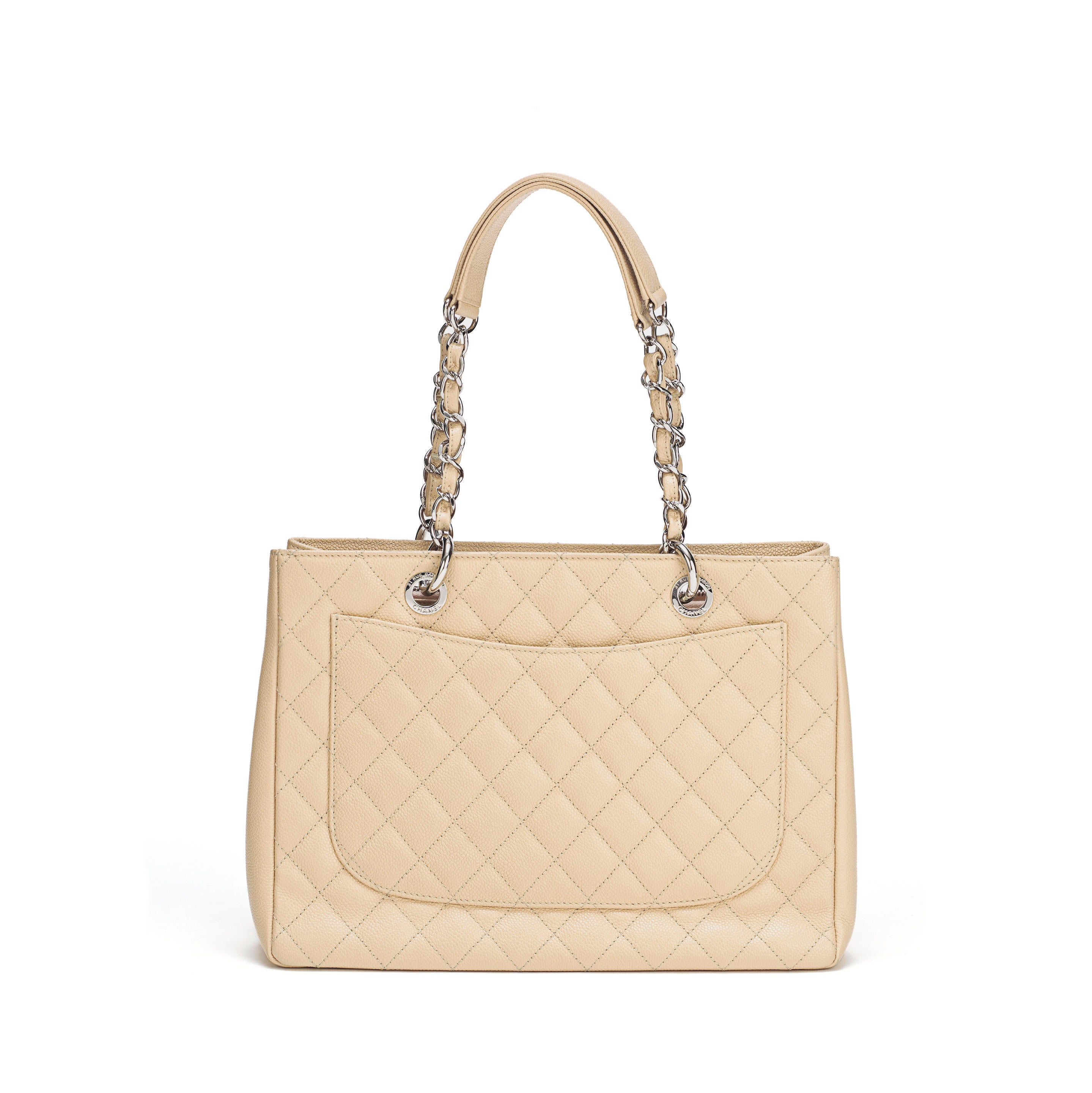 chanel shopping tote beige