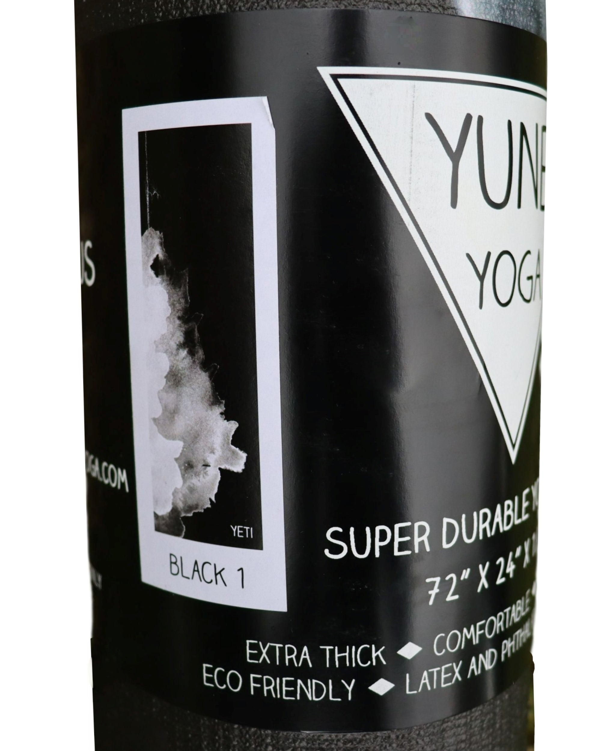 Yune Yoga Mat Black1 schwarz weiß Design 6 mm-image-5