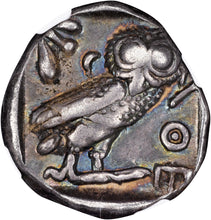Load image into Gallery viewer, 440-404 BC Ancient Attica, Athens Tetradrachm Athena &amp; Owl Ch VF
