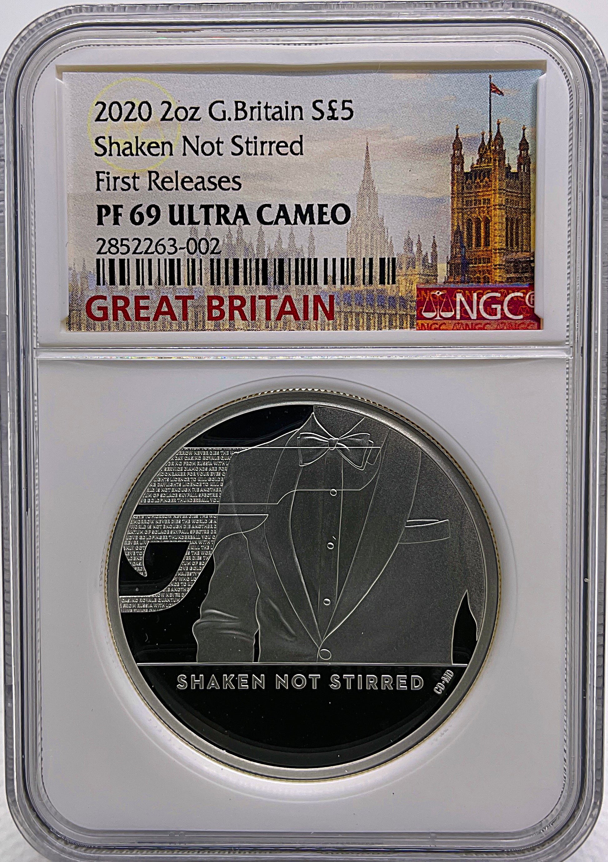 再追加販売 イギリス 007 2oz 銀貨 | www.aosfiji.org