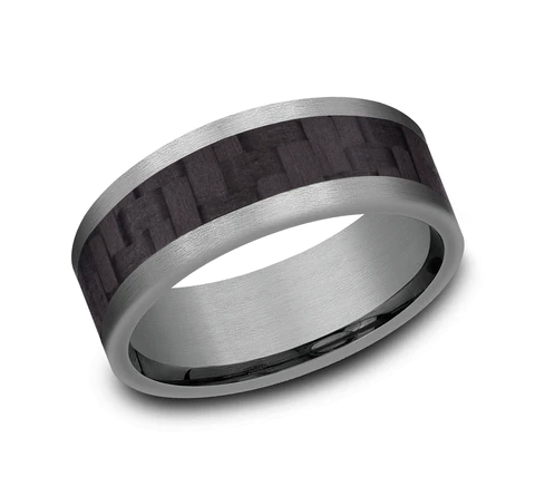 Carbon Fiber Wedding Band | Jeweler's Touch