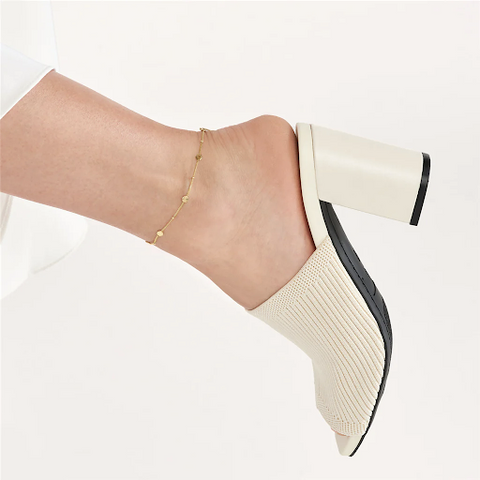 Gold ankle bracelet