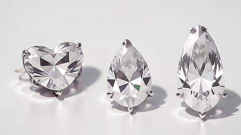 Heart-Shaped, Pear-Shaped, and Marquise-Cut Diamonds