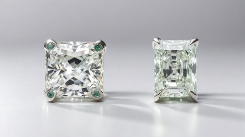 Asscher and Emerald-Cut Diamond Studs