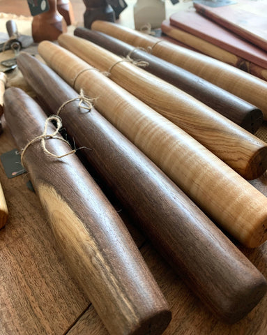 Handmade Rolling Pin by Clines Crafted Woodworking LLC Handcrafted French Rolling Pin made in Lexington Kentucky