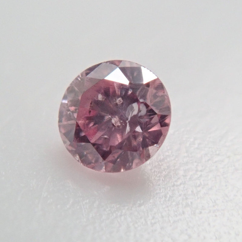 ピンクダイヤモンドルース F.PURPLE PINK 0.038 ct. - その他