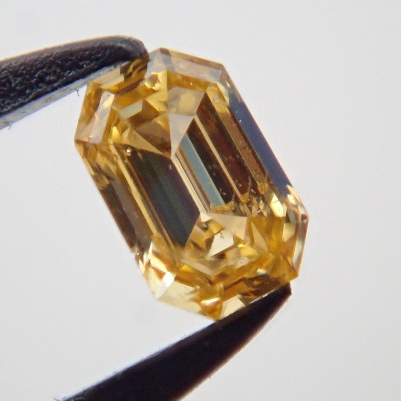 0.483ct Fancy Brownish Orangy Yellow I-1 - その他