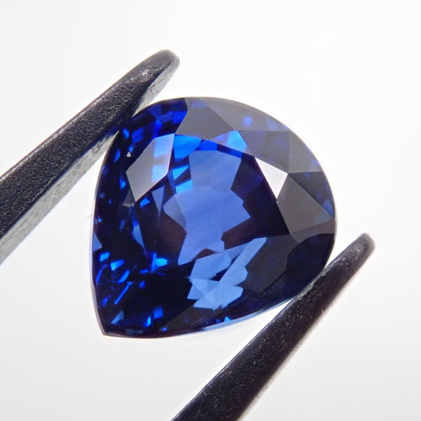 最終交渉可JJ326★高級 ブルーサファイア1.7ct ダイヤ ptヘッド ソ付