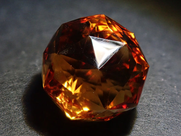 0.375ct ファンシー オレンジ ダイヤモンド ルース 裸石 天然-