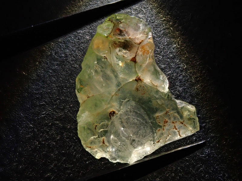 ルチル ハイアライトオパール 原石 鉱物 標本-