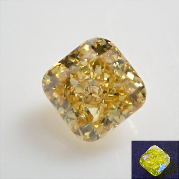 イェローダイヤモンドルース/ F.V.O.YELLOW/ 0.183 ct.-