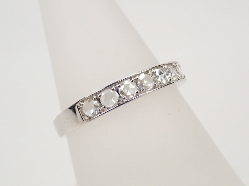 Pt900 ローズカット ダイヤモンド リング 0.30ct begnins.ch